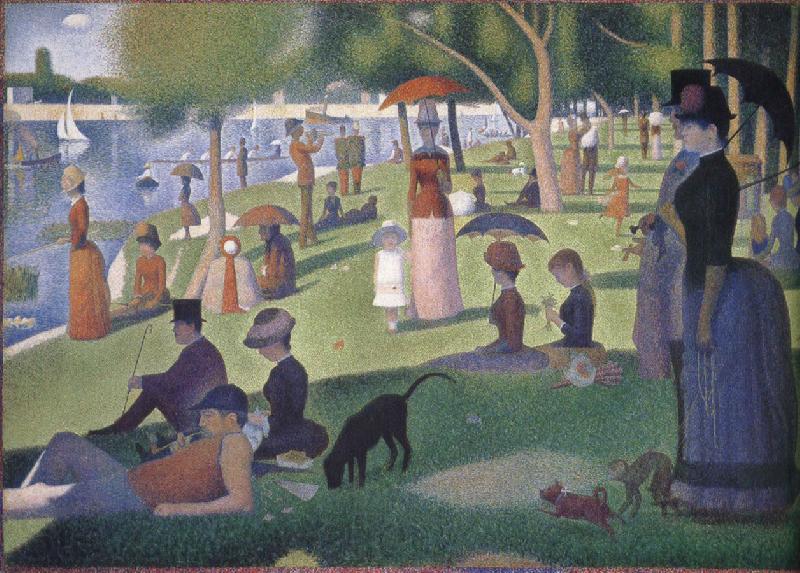 Georges Seurat A Sunday afternoon on the is land of la grande jatte